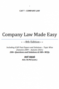 CAF 07 Company Law Made Easy PDF by Atif Abidi (Spring 2022) - The CSS ...