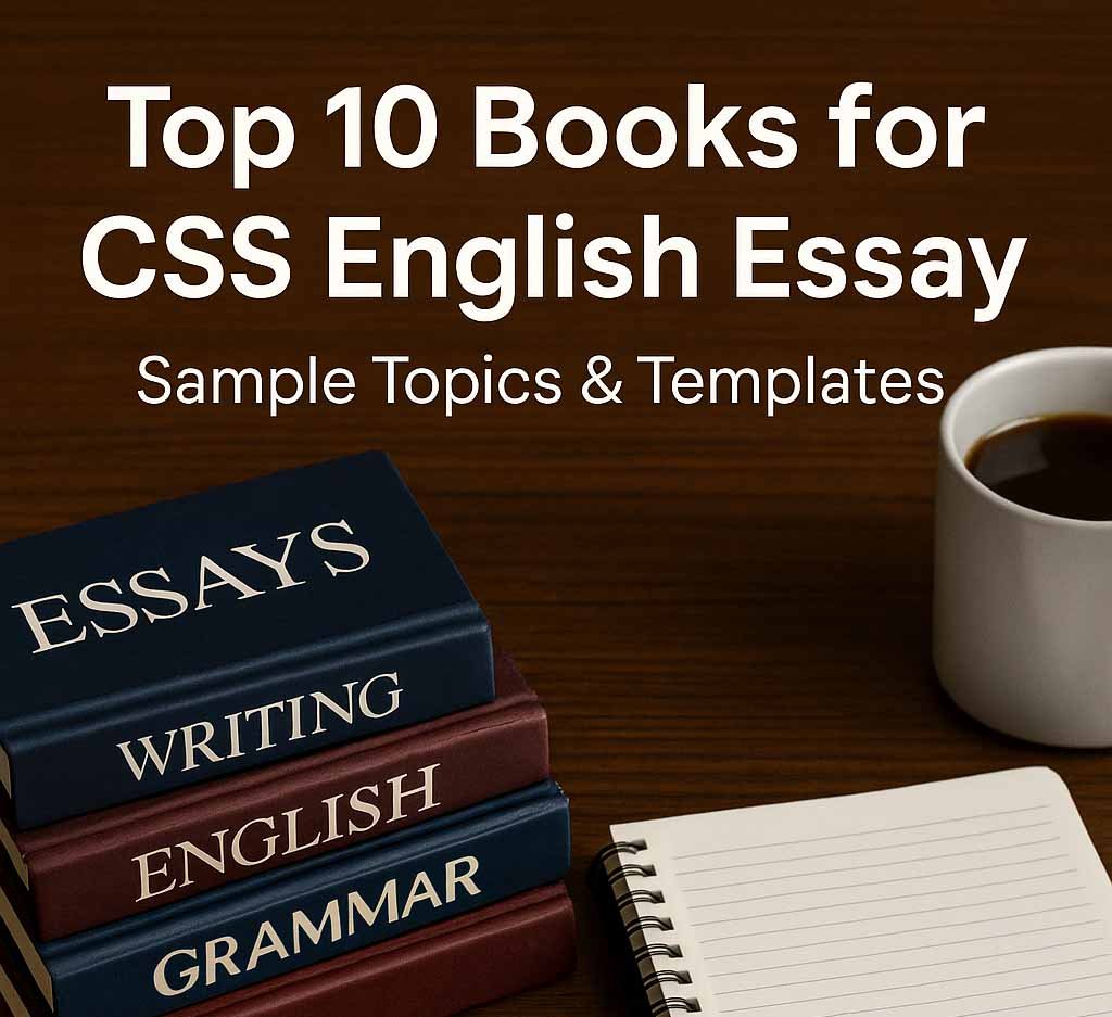 Top 10 Books for CSS English Essay (With Sample Topics & Templates)