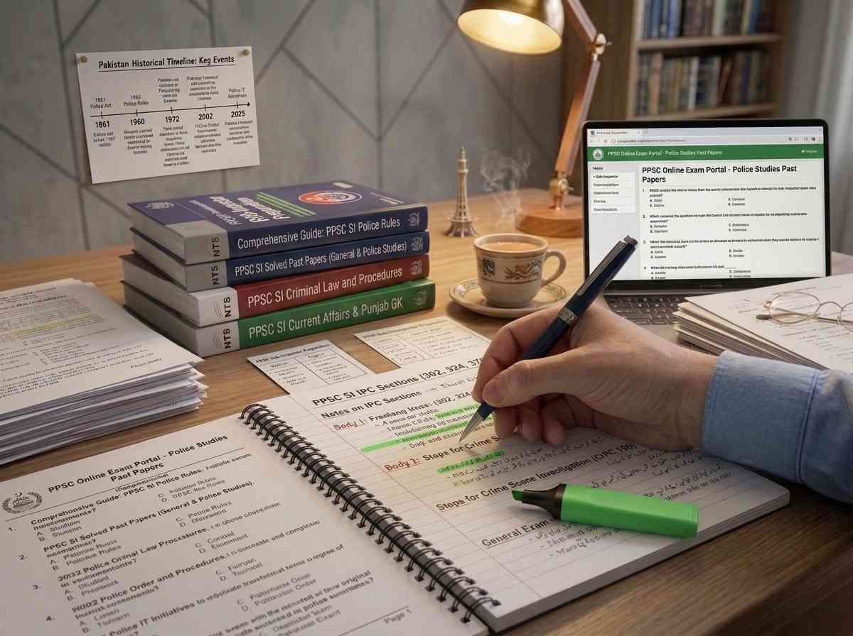 PPSC Sub-Inspector Past Papers | Complete Guide & MCQs