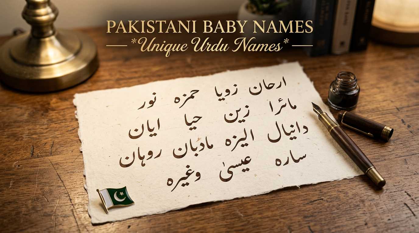 Pakistani Baby Names — Unique Urdu Names for Boys and Girls (2026)