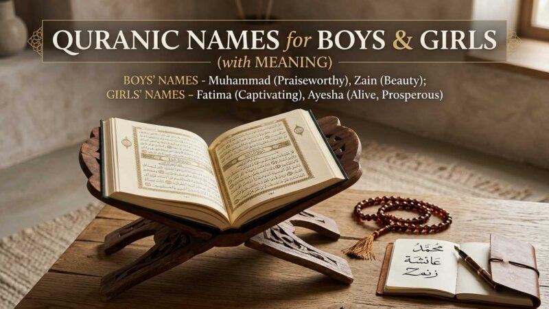 Quranic Names for Boys and Girls with Meaning — Islamic Baby Names from Quran